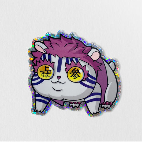 Akaza Glitter Sticker